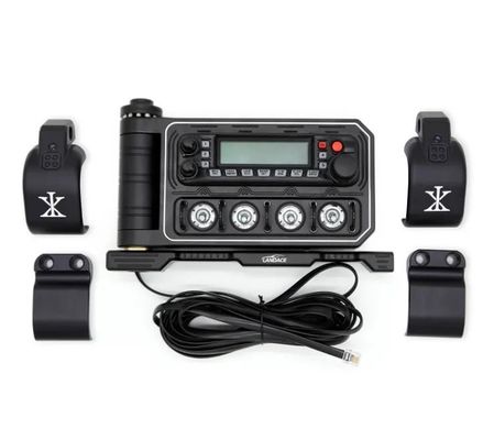 Red Off-road Vehicle Accessories Universal Aluminum Alloy Center Console Vehicle Radio Station Switch Panel