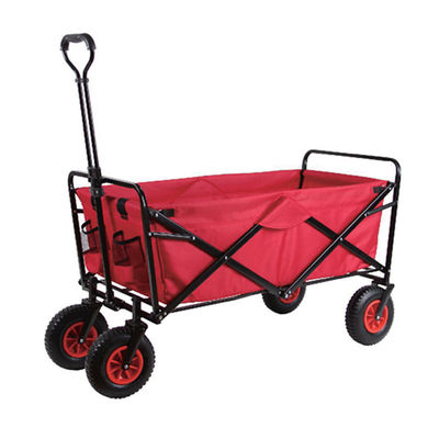 Convenient Beach Wagon with Ergonomic Handle and 7x1.75 Inch Wheels 101x51x108cm