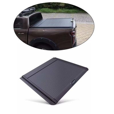 Retractable Roll Up manganese steel Aluminum Alloy Pickup Truck Bed Cover tonneau Cover