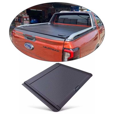 Retractable Roll Up manganese steel Aluminum Alloy Pickup Truck Bed Cover tonneau Cover