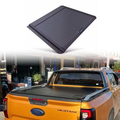 Retractable Roll Up manganese steel Aluminum Alloy Pickup Truck Bed Cover tonneau Cover