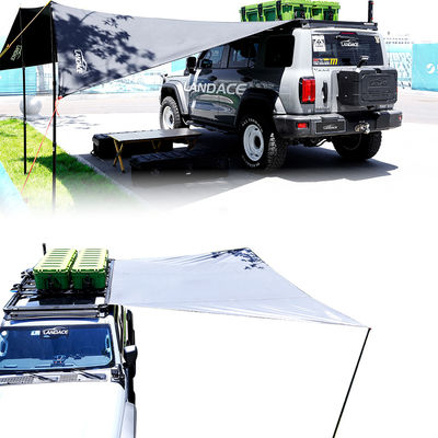 Outdoor Patio Privacy Folding Side Awning Garden Retractable Side Awning Waterproof Sun Shade Wind Privacy Divider Side