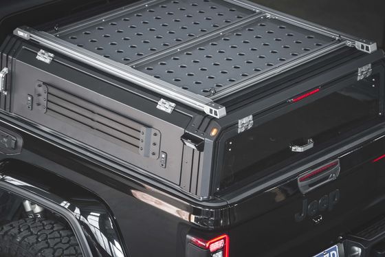 Aluminum Alloy Truck Bed Cover Pickup Tonneau Cover High Bed Canopy for Jeep Gladiator
