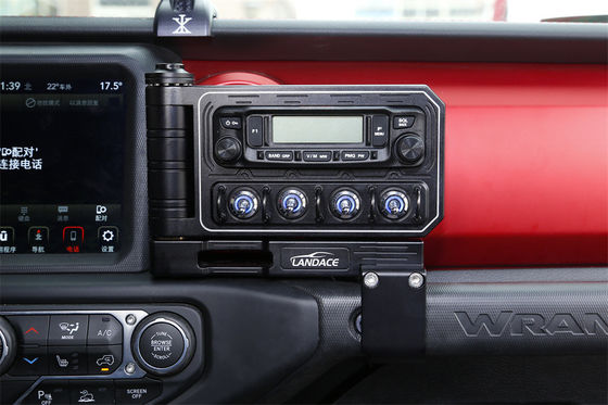 Universal Vehicle Switch Panel Hard Anodized 4x4 Switch Panel