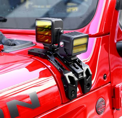 Powder Coating Aluminum Alloy Light Mounting Brackets for 4x4 Pillar Light Structure