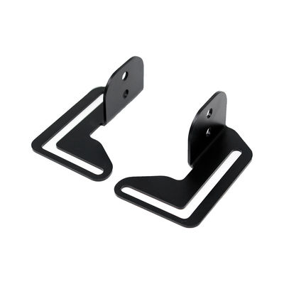 Black Roof Rack Mount Brackets SUS304 Led Light Bar Mounts Bracket