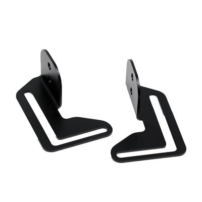Black Roof Rack Mount Brackets SUS304 Led Light Bar Mounts Bracket