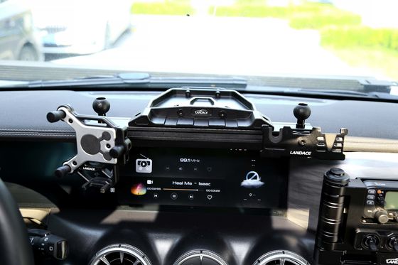 Mechanical Style 6 Gang Switch Panel with Phone Holder and Center Console Bracket