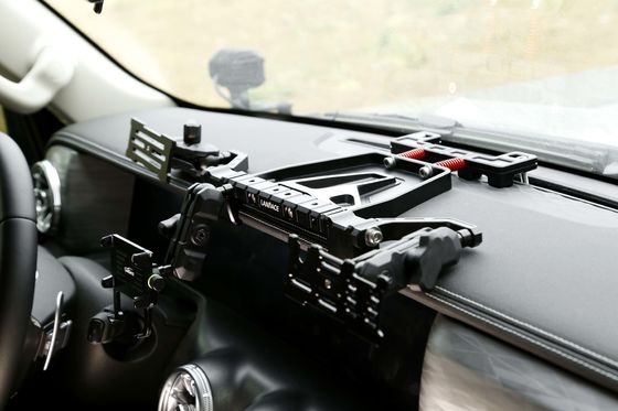 Black Aluminum Alloy Center Console Bracket Mobile Phone Holder for GWM's Tank 300