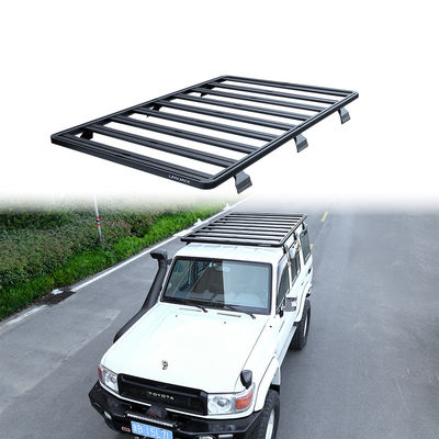 Universal Flat Car Roof Racks for LC76 2160x1320x55mm High- Aluminium Alloy Roof Rail Rack