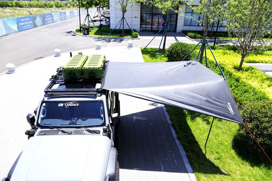 Sun Shade Fabric Car Tent Universal Top and Side Extended Car Awning Custom Size 2*5*2m