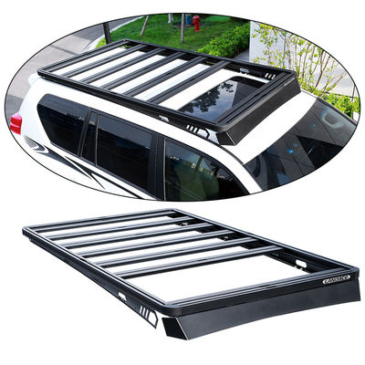 LC300 Roof Luggage Rack Black Off Road Cargo Basket Powder Coated