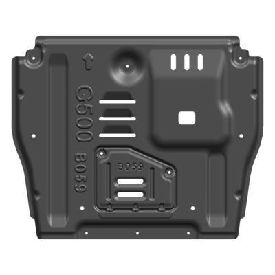 Enhance Your Benz G500 with Full Skid Plate Set Engine Guard Plate Armor in Grey
