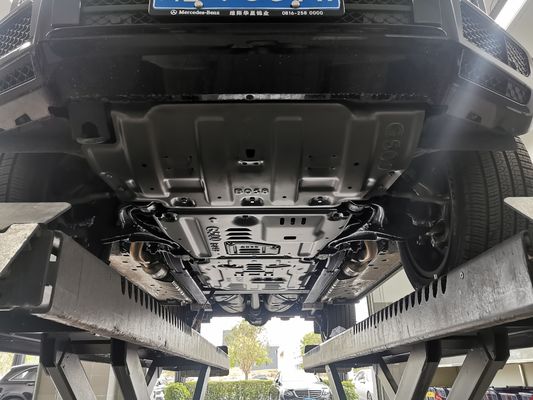 Enhance Your Benz G500 with Full Skid Plate Set Engine Guard Plate Armor in Grey