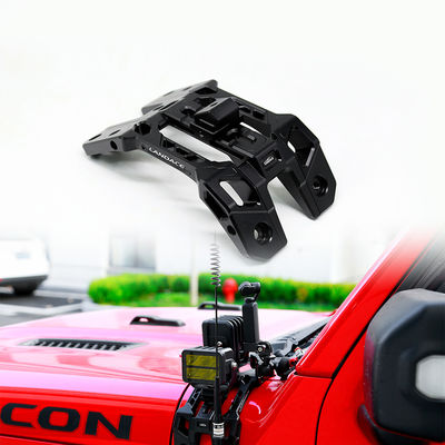 JEEP Wrangler JL A Pillar Hood Mount Light Brackets Corrosion-Resistant Aluminum Alloy