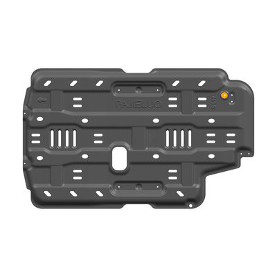 Radiator Engine Transmission Transfer Skid Plate Set for Mitsubishi Pajero 4x4 Off Road