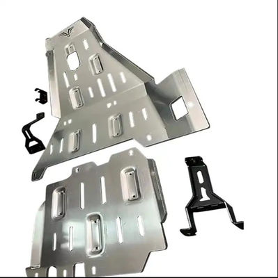 High- Silver Engine Cover Full Skid Plate Chassis Guard Board for Jeep Wrangler JL 4x4