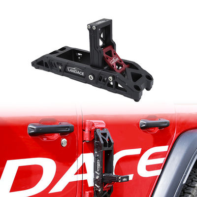 Side Door Placement Aluminium Alloy Hook Pedal for Jeep Wrangler JL JK Hard Anodizing