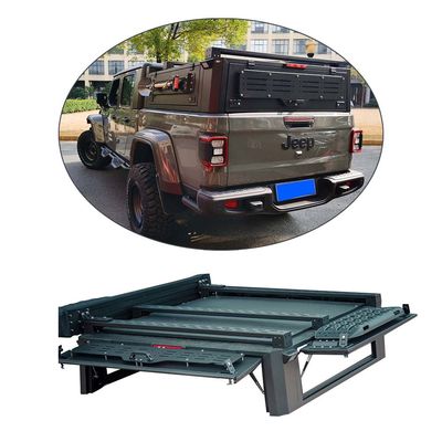 Locking Gladiator JT 4x4 Auto Accessories Aluminum Alloy Pickup Truck Bed Cover Hardtop Waterproof Canopy for Jeep