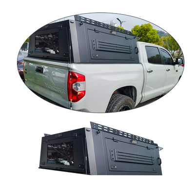 Waterproof Steel Truck Bed Rack System for Toyota Tacoma Canopies and Hardtop Covers