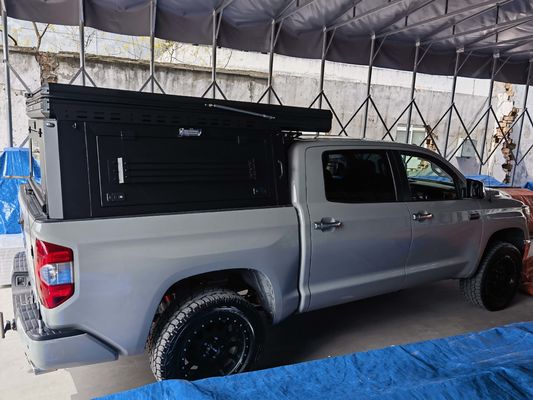 Waterproof Steel Truck Bed Rack System for Toyota Tacoma Canopies and Hardtop Covers