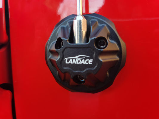 Black CNC Aluminum Radio Antenna Base Cover for Jeep Wrangler JK Hassle-Free Install