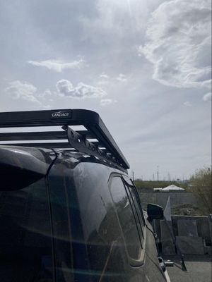 AL6063 SS304 Black Roof Rack for Toyota Land Cruseir LC300 Aluminum Alloy Accessories