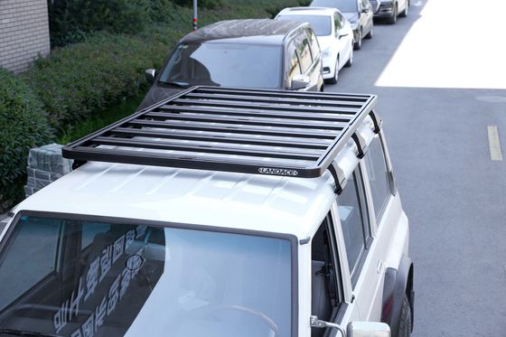 Installation Nissan Patrol Y60 4X4 Roof Cross Bars with Rain Gutter Clamp On Mounting