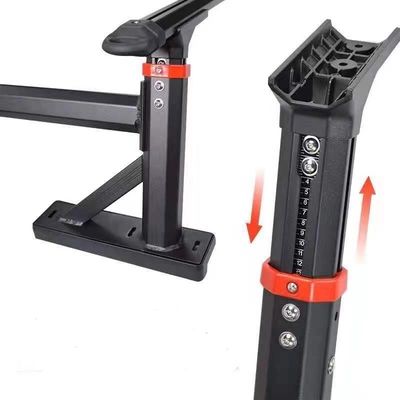 IP Authorized Design Sleek-Looking Aluminum Black Powder Coated Overland Truck Bed Rack