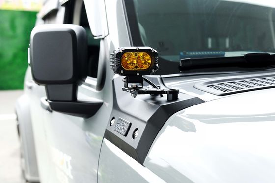 Efficiently-Designed Mounting Brackets for Jeep Tank 300 A-Pillar Lights Modified PC ABS