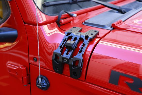OEM Accepted A Pillar Driving Light Mounting Bracket for Jeep JL Hard Anodizing Surface