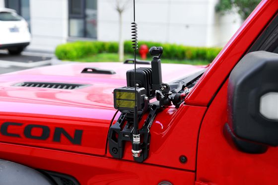 OEM Accepted A Pillar Driving Light Mounting Bracket for Jeep JL Hard Anodizing Surface