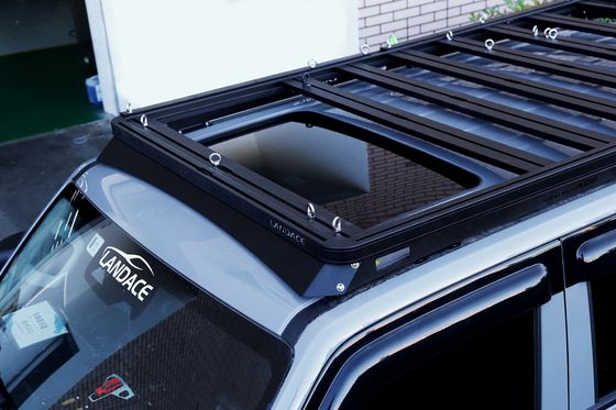 2023 Newest Solar Panel Aluminium Roof Top Tent Rack for Pick Up Hard Shell Tank 840*400*320mm