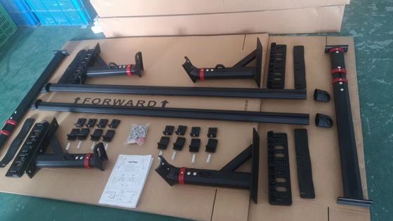 Adjustable Height Truck Bed Rack Jeep Gladiator JT OverHaul HD For Overland Camping