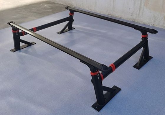 Adjustable Height Truck Bed Rack Jeep Gladiator JT OverHaul HD For Overland Camping