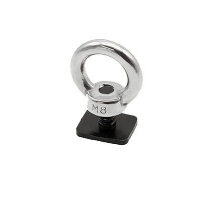 Universal Black Stainless Steel Eye Bolt Eye Nut For 4x4 Luggage Roof Rack
