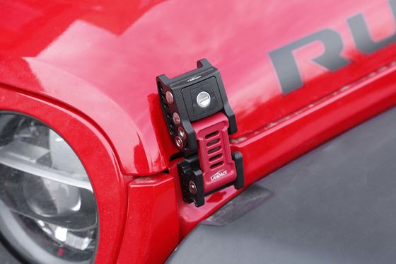 Universal 4x4 Wrangler JK JL Aluminum Alloy Hood Latch Lock Kit for Jeep Year 2018-