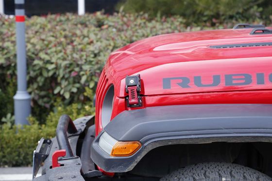 Universal 4x4 Wrangler JK JL Aluminum Alloy Hood Latch Lock Kit for Jeep Year 2018-