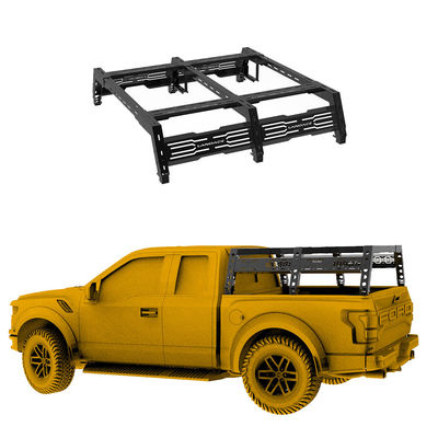 Partstruck Windshield Roll Bar with Storage Truck Rack Bed Aluminium Alloy Material