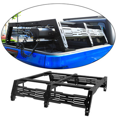 Partstruck Windshield Roll Bar with Storage Truck Rack Bed Aluminium Alloy Material