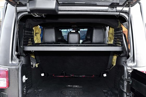 Jeep Wrangler JK Rear Gate Trunk Shelf with Powder Coating and Built-in Storage Shelf