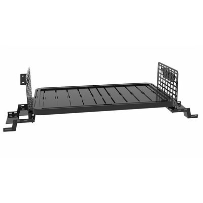 BLACK Aluminum Alloy Tail Foldable Table Camping Cargo Shelf Storage Rack Back Shelf Easy to Install