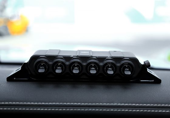 General 4x4 Accessories Aluminum Alloy 6 Gang Car Switch Panel with Wireless Function