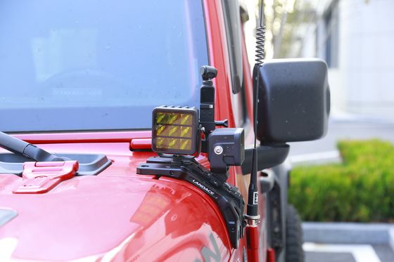 Jeep JL Sahara A Pillar Driving Light Mounting Bracket with High- LED Light Bracket