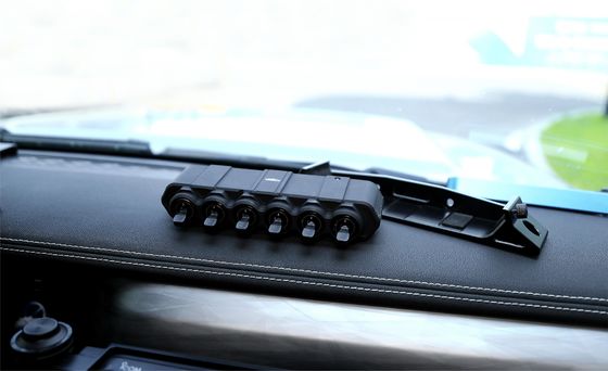 Sports Design Style 6 Gang LED Car Control Switch Panel with Electronic Relay System