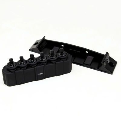 Universal Year Universal BLACK 6 Gang LED Car Control Switch Panel Electronic Relay System