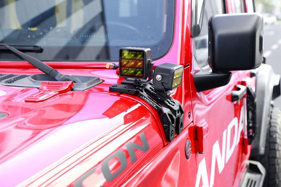 Aluminum Alloy A Pillar Light Bracket Black Jeep Jl A Pillar Light Mounts