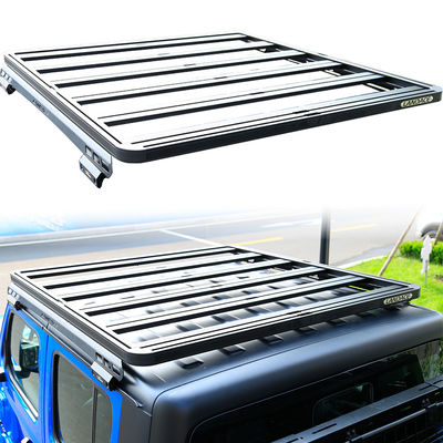 Aluminium Alloy Roof Rack for Jeep Easy Installation and Customized Rain Gutter Mount