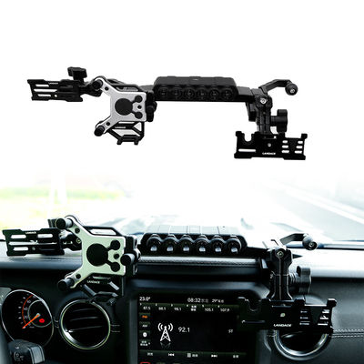 Black Multi-function 4x4 Wrangler JL Center Console Bracket Phone Holder for Jeep