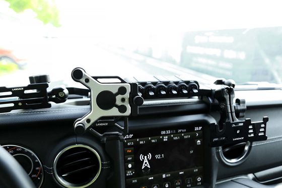 Black Multi-function 4x4 Wrangler JL Center Console Bracket Phone Holder for Jeep